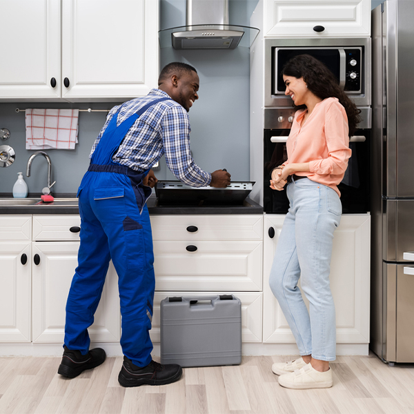 can you provide an estimate for cooktop repair before beginning any work in Dunn Texas